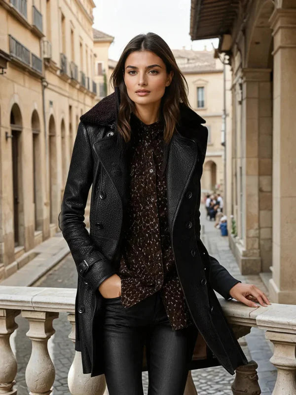 Cappotto in pelle - Sarah