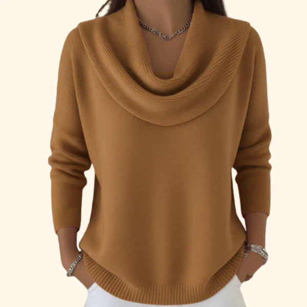 Maglione con colletto - Ambra