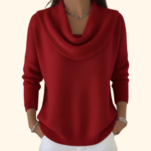 Maglione con colletto - Ambra