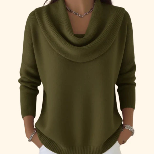 Maglione con colletto - Ambra